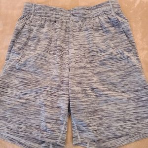 DSG Training Shorts with Drawstring Gray and White Men's Size Med